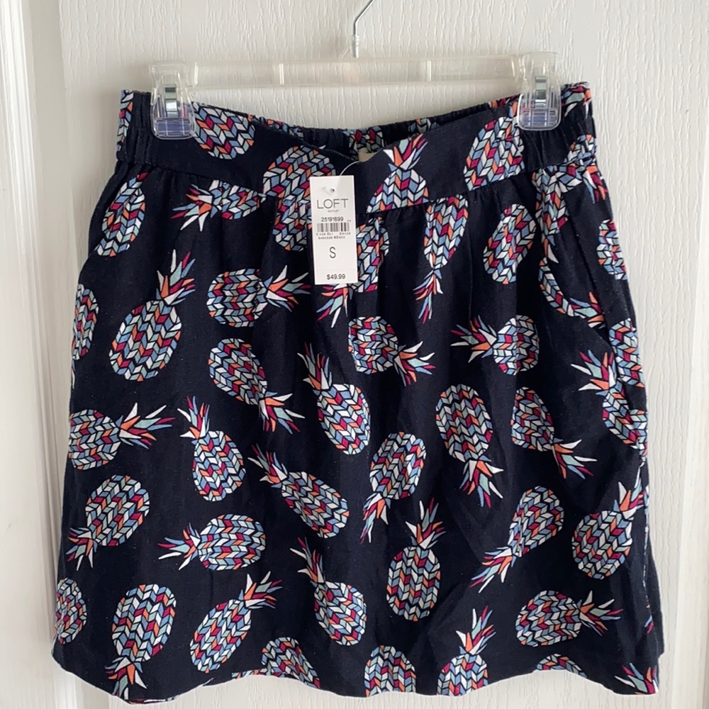 NWT Loft Pineapple Skirt